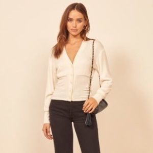 ✨🆕 Reformation Vitalia Ribbed Top